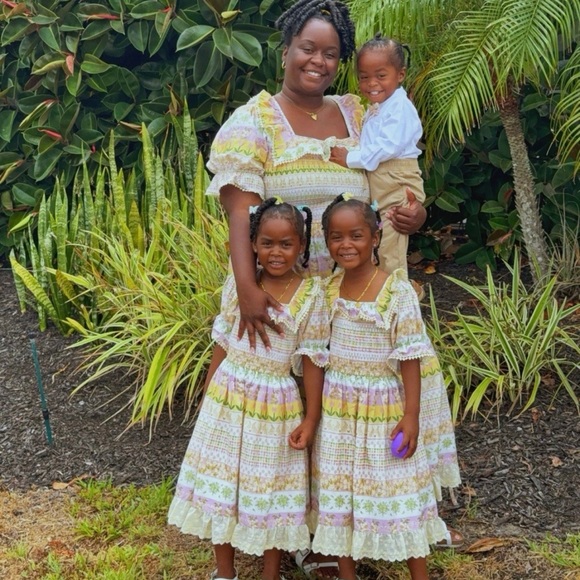 Ivy City Co Women's XXS Boxwood Blossoms Celeste Clark Easter Dress Cottagecore! - Picture 15 of 16